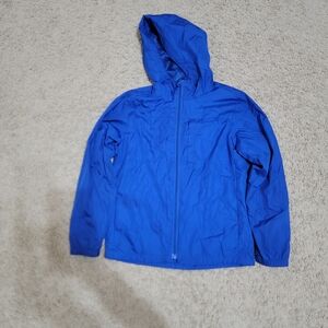 GAP Vibrant Blue Mesh-Lined Windbreaker Jacket